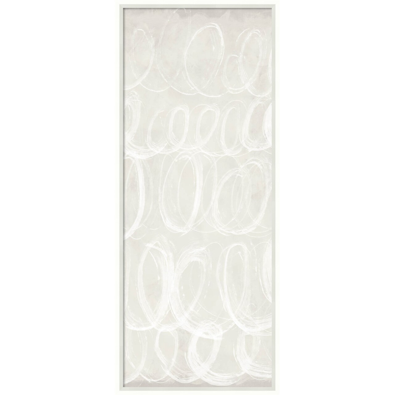 Amanti Art Framed Fabric Pinboard Calming Thoughts I Printed Bulletin Board for Use as a Vision Board or Wall Organization